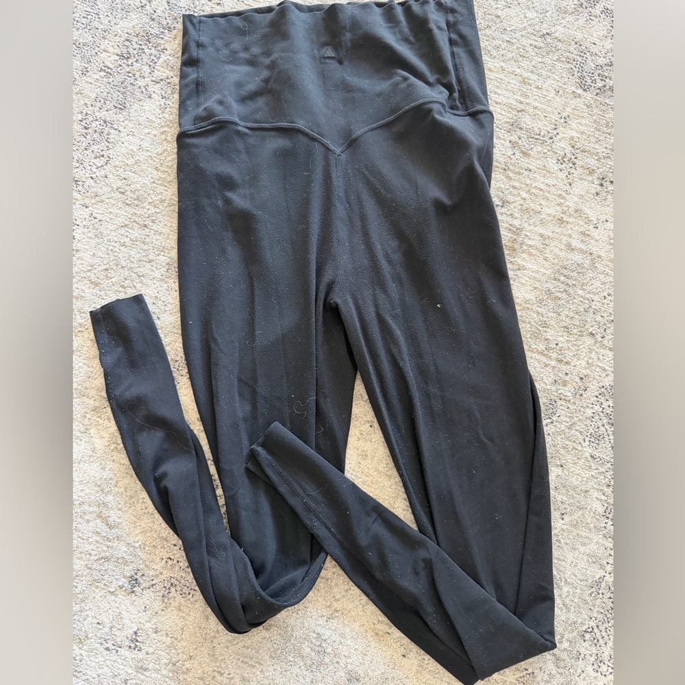 Vitality Cloud II Maternity Black High-Waist Leggings